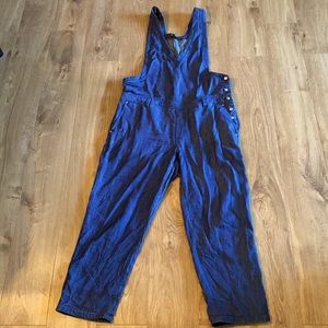Club Monaco Chambray Overalls